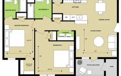 Discover 2 Bedroom Apartments for Rent in Newport News at Heritage Forest